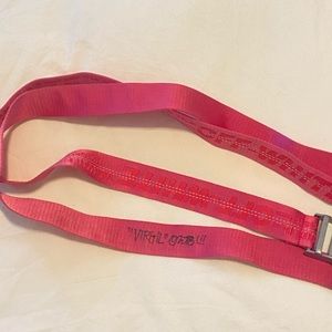 SIGNED Off White Pink Belt